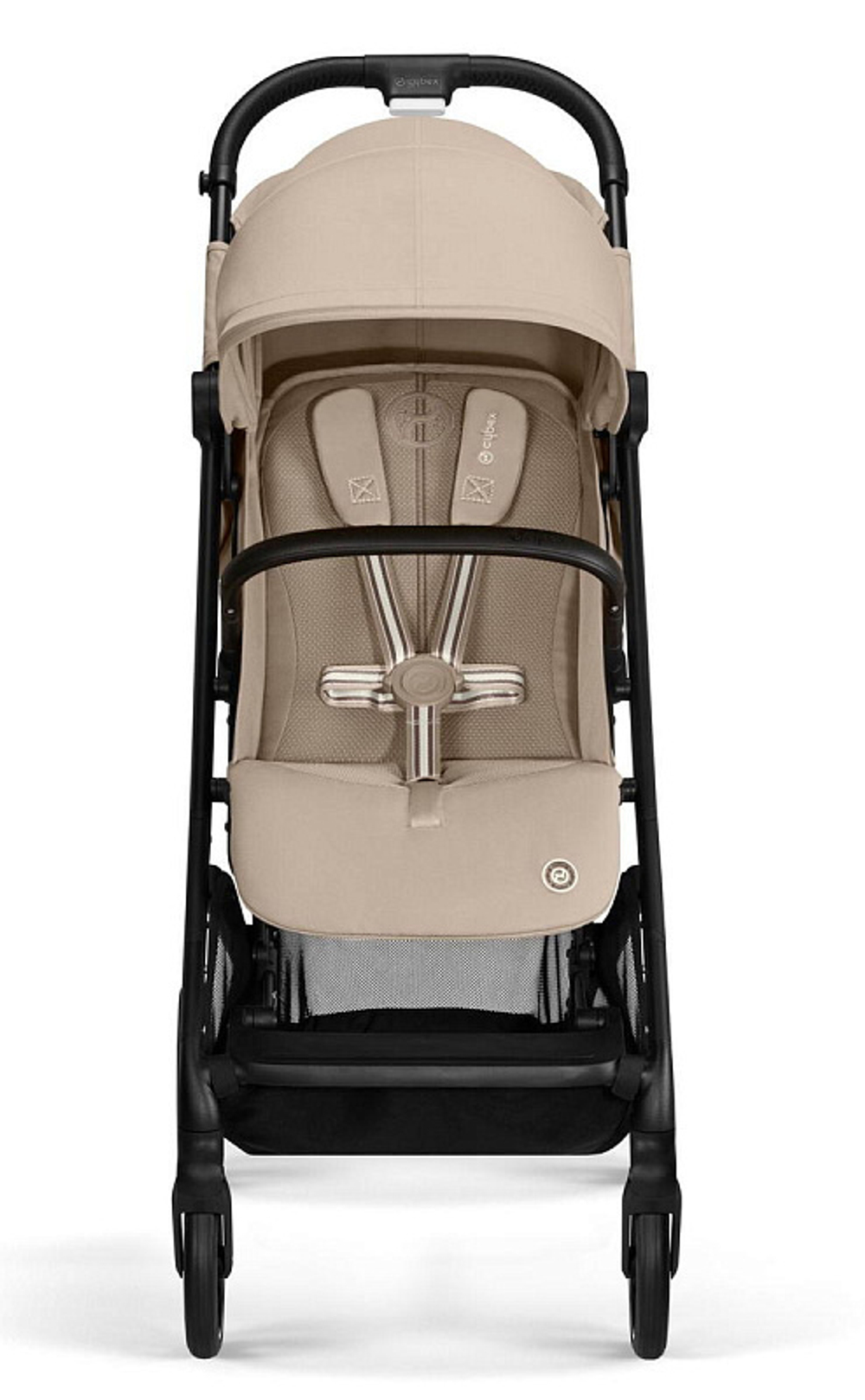 Прогулочная коляска Cybex Beezy 2024 Almond Beige с дождевиком и бампером