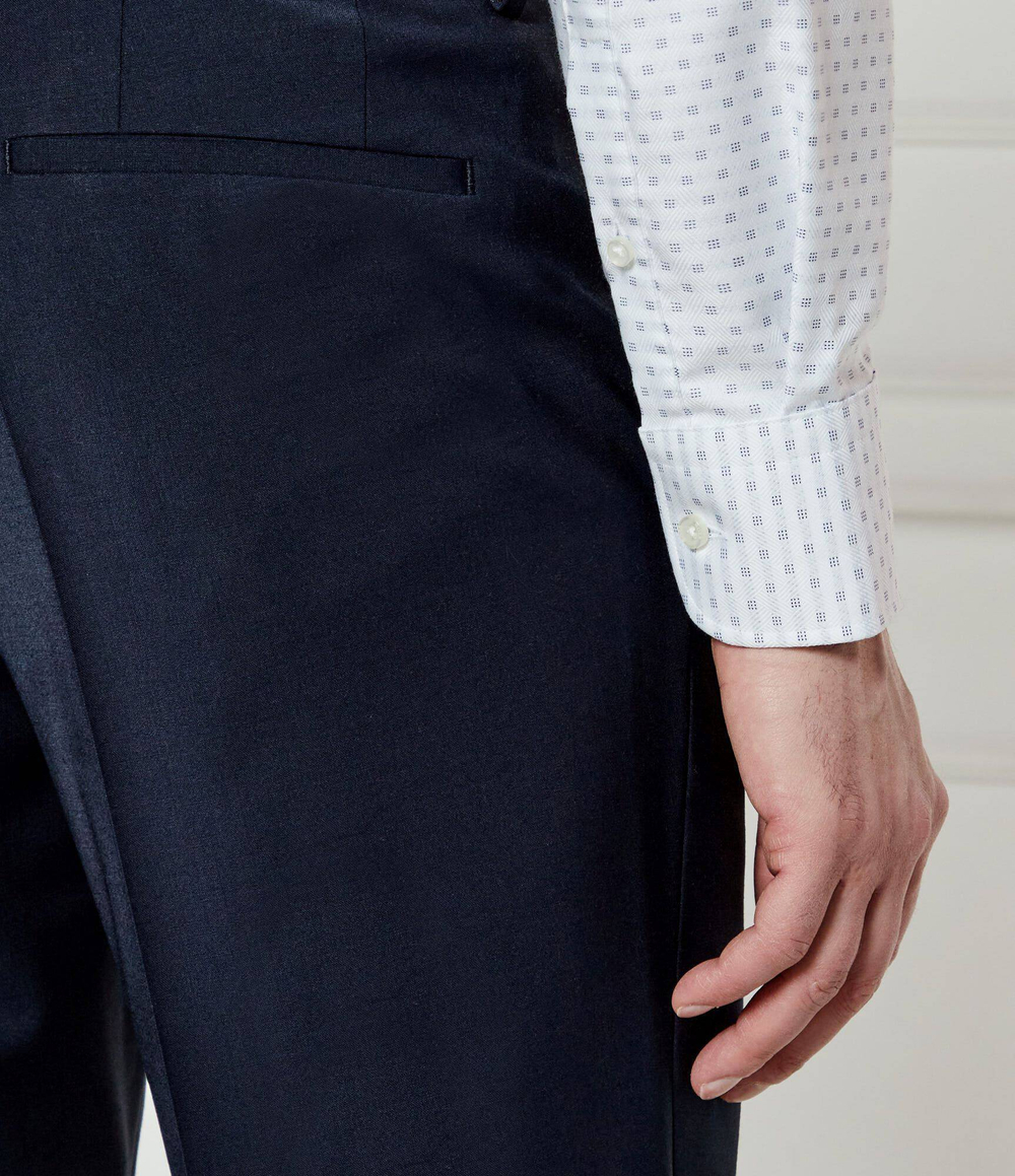 Рубашка H-HANK-spread-C1-222 BOSS BLACK - белый(50533039)