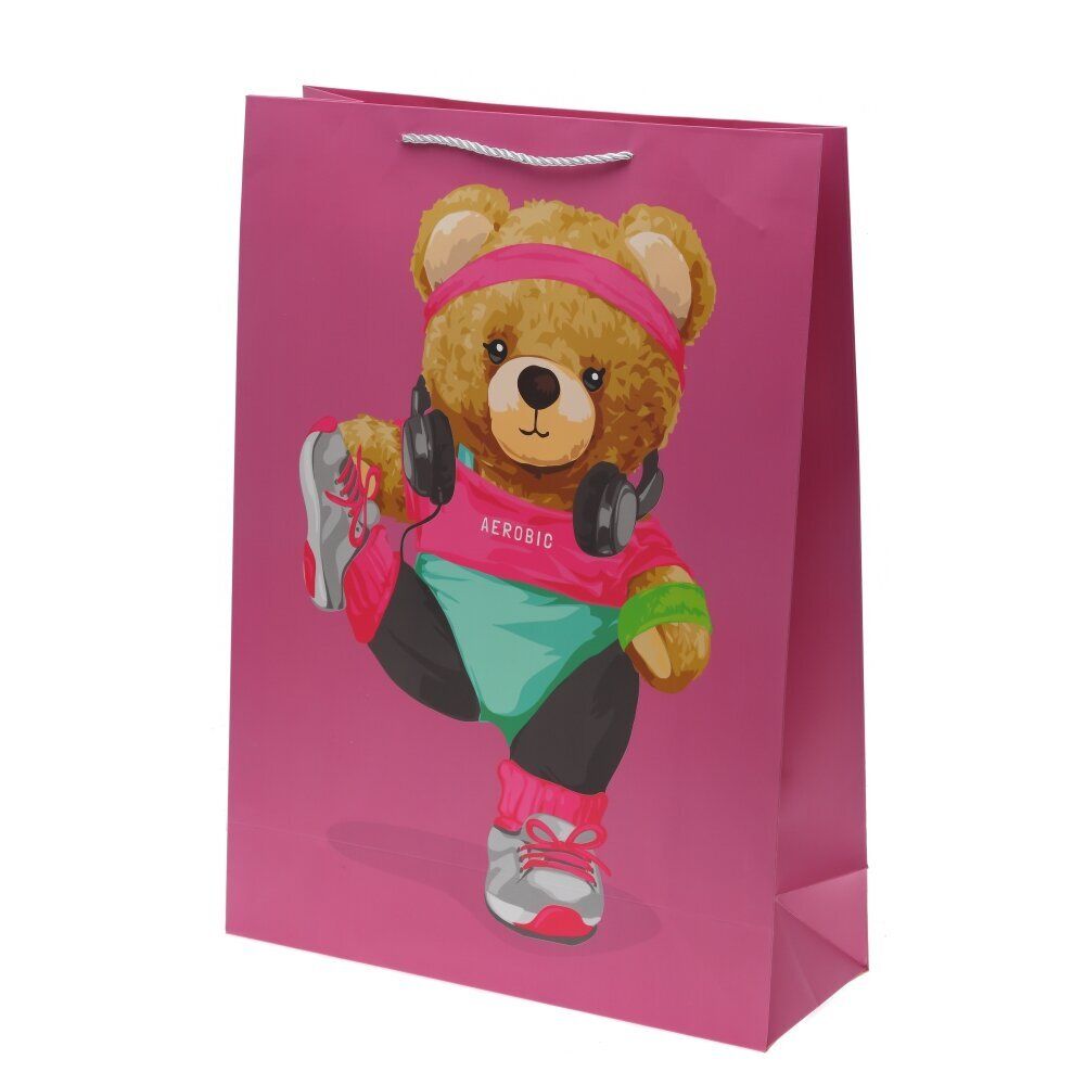 GAEM Пакет подарочный (бумага 210г/м2, блок 12шт), L40 W15 H55 см, 4в.