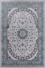 Ковер F639 - GREEN-BLUE - Прямоугольник - коллекция HALIF размер 80*150 см