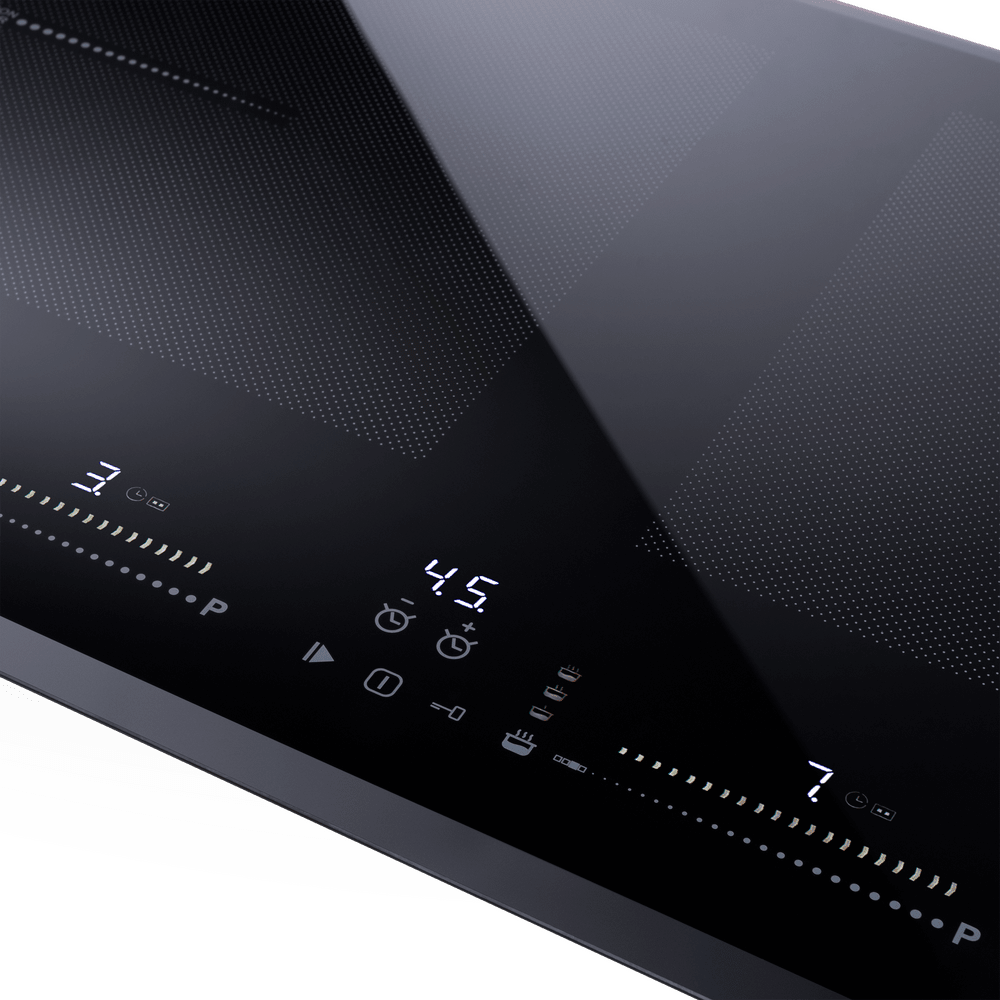 Индукционная варочная панель с двумя Flex Zone и Booster MAUNFELD CVI904SFLBK LUX Inverter