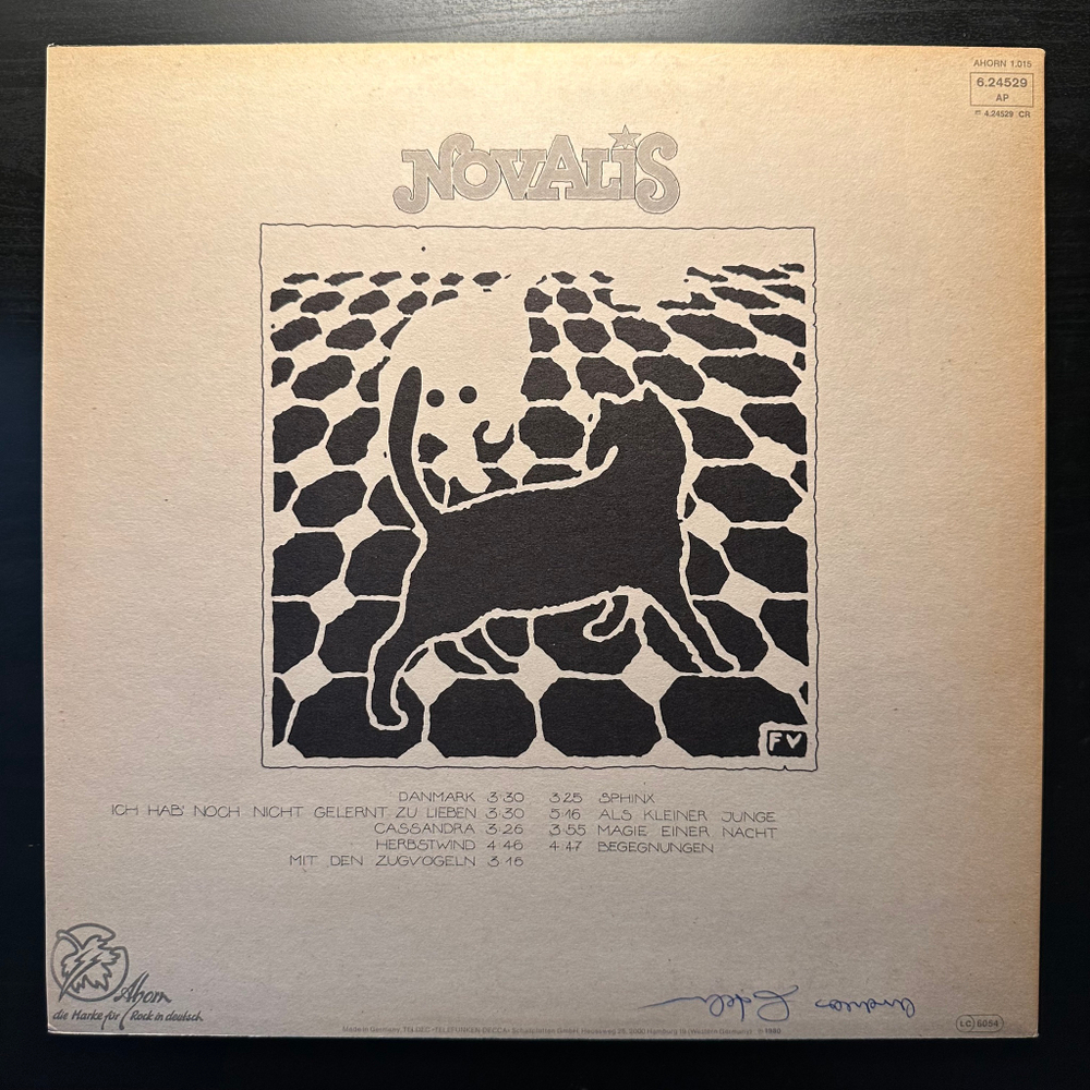 Novalis – Augenblicke (Германия 1980г.)