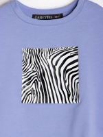 Лонгслив детский с принтом