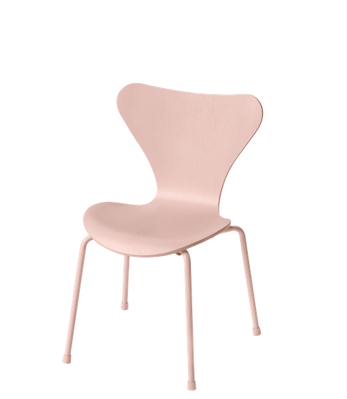 Стул 3177 детский FRITZ HANSEN фанера/сталь/pink 420х400х600h