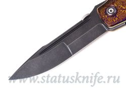 Нож CKF/Terzuola Eagle Rock S110V Timascus черный карбонфотография - 3