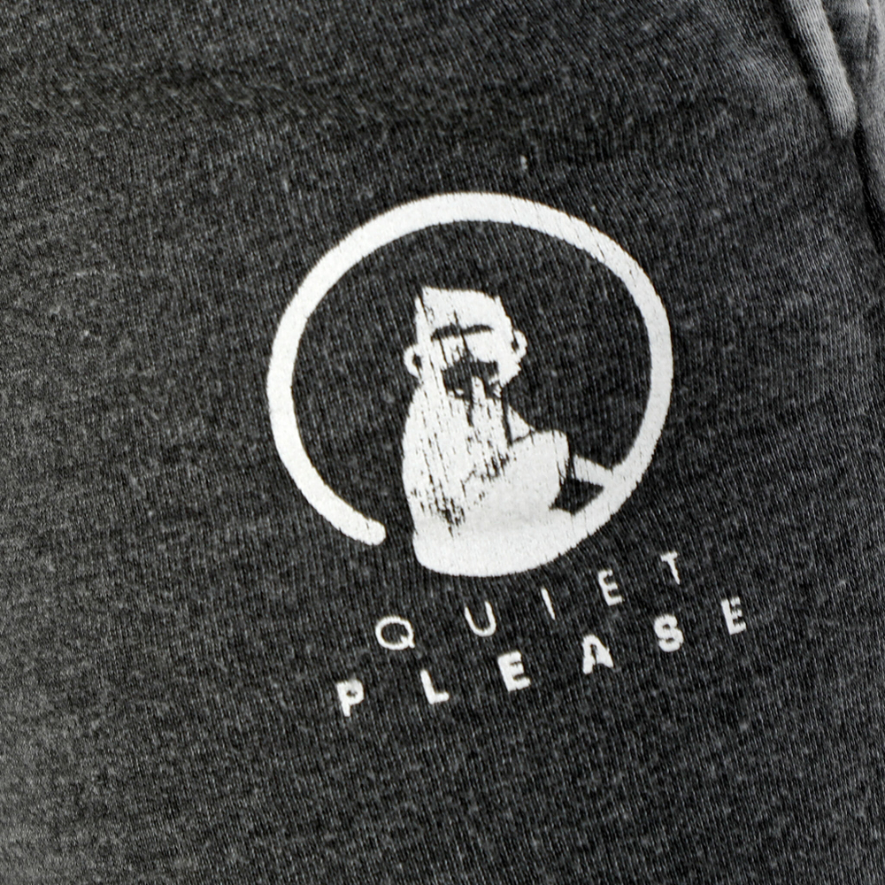 Женские теннисные брюки Quiet Please Break Training Pants Women - Dark Grey, White