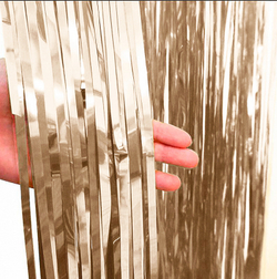 Занавес "Дождик" Айвори, 2*1 м.