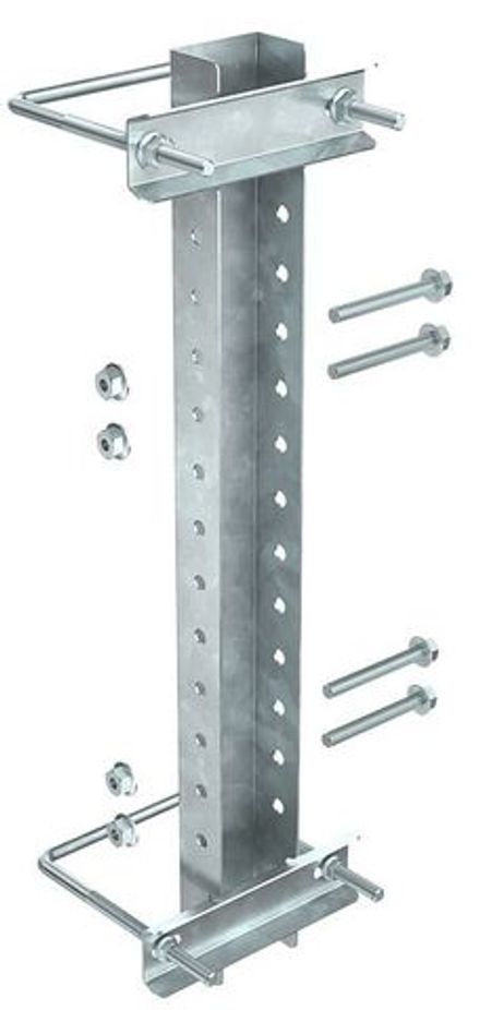 Крепление к опорам огражд. 80-100мм для 2-консолей IEK CLM50D-CO-100-2