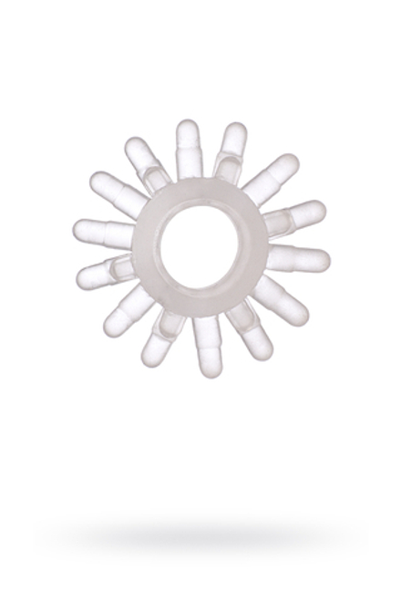 Эрекционное кольцо на пенис TOYFA Basic, TPE, прозрачный