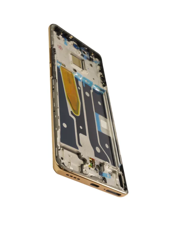 Рамка (средняя часть корпуса) для Realme 11 Pro+ золотая (Gold)