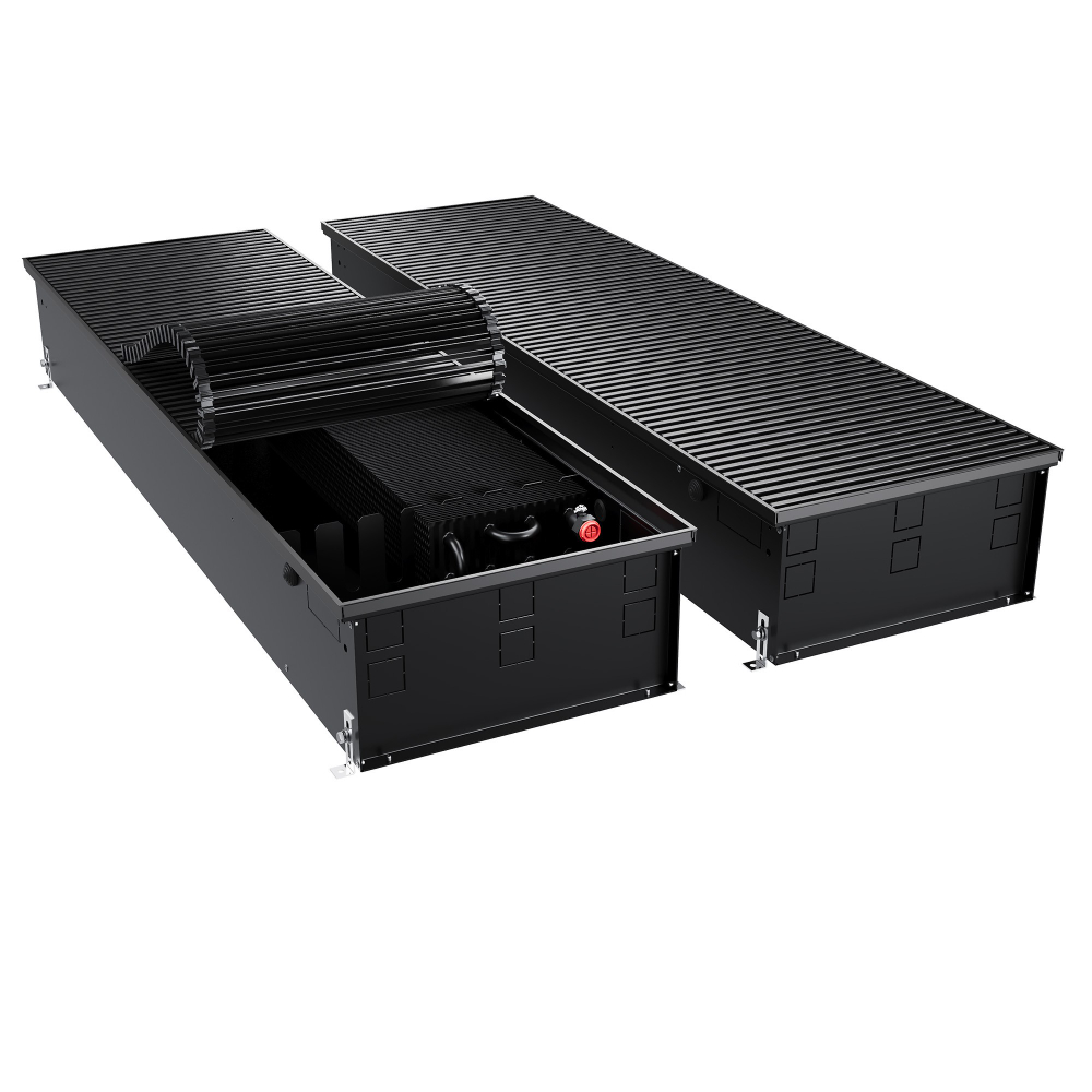 Конвектор внутрипольный Royal Thermo ATRIUM TURBO-190/400/2000-DG-U-BL