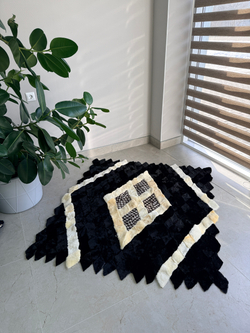 Меховой Коврик прикроватный накидка на кресло из овчины