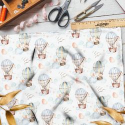 Ткань шелк Армани воздушные шары