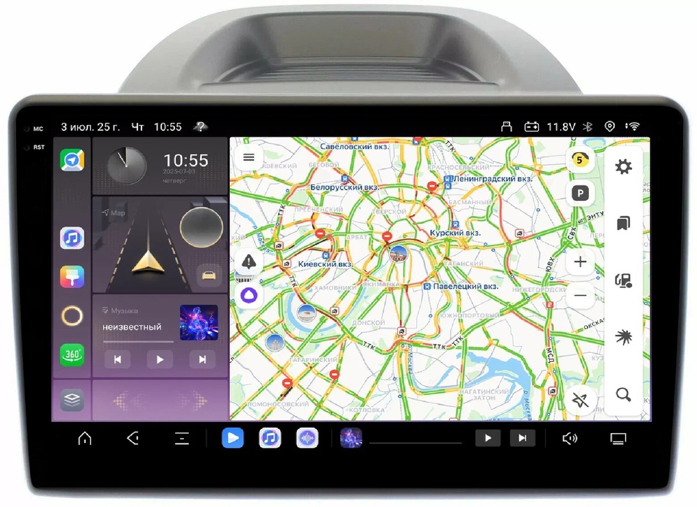 Магнитола для Ford Ecosport 2017-2019 - Carmedia OL-1283 QLed+2K, Android 13, TS20, CarPlay, 4G SIM-слот