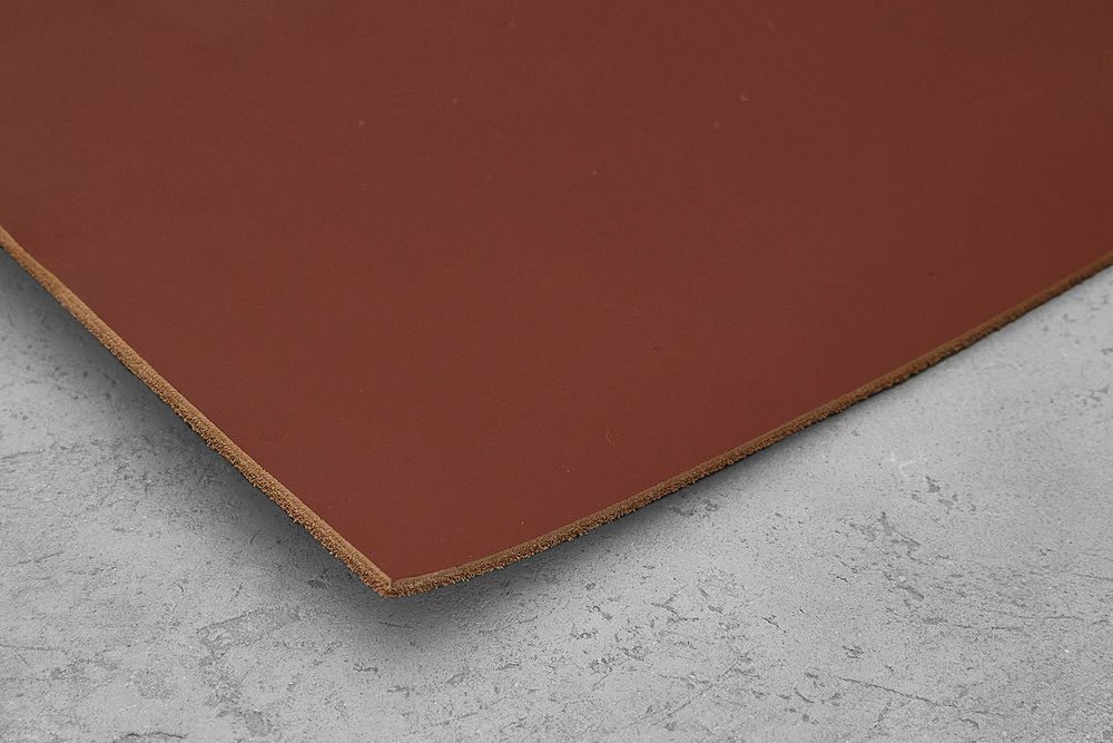 Кожа для изготовления ножен, чепрак 2,4-2,9мм, коричневый