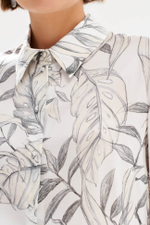 23511 Блузка женская (молочный принт)