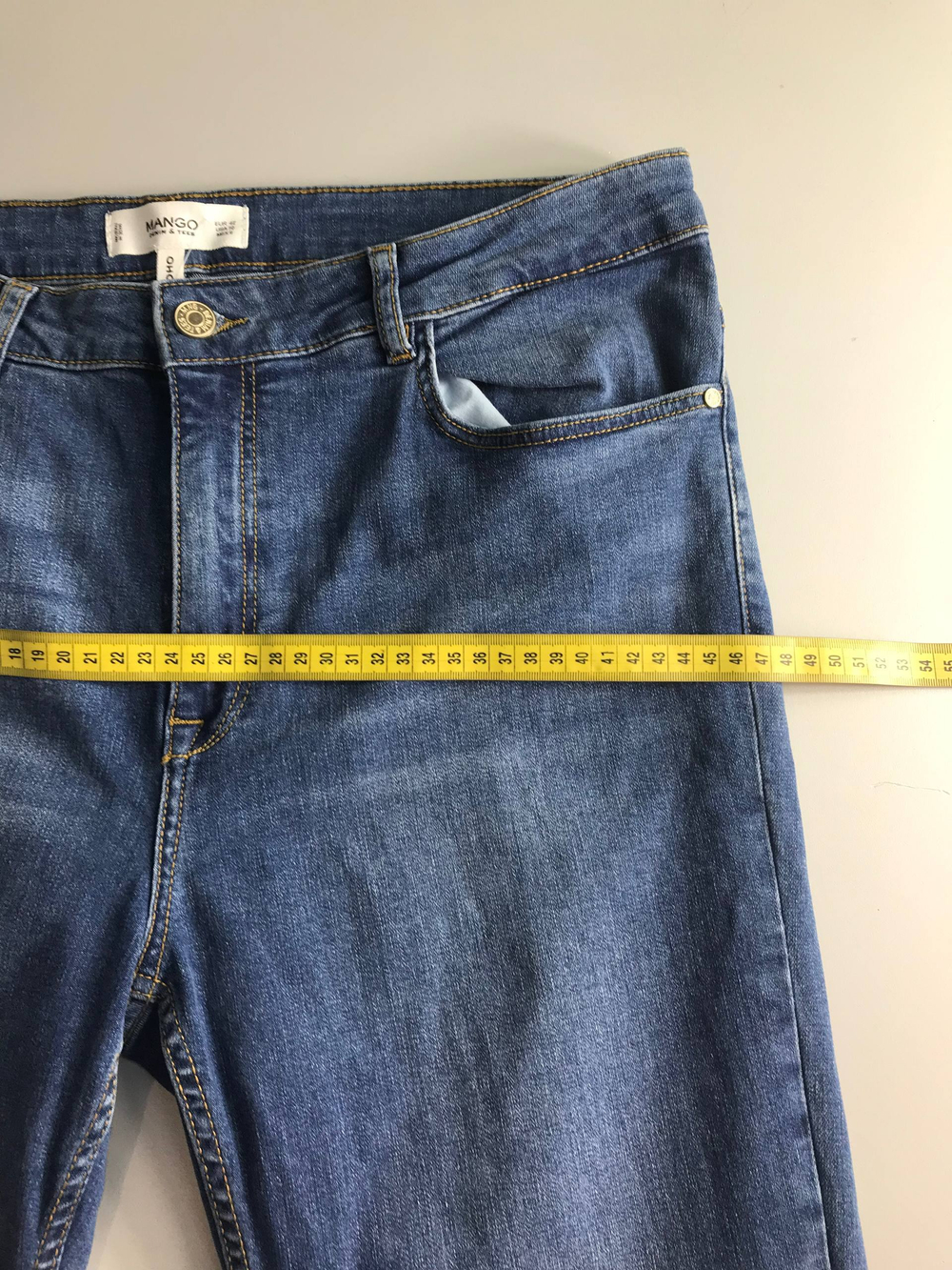 Джинсы Mango на каждый день, маркировка 42, визуально на 46 размер