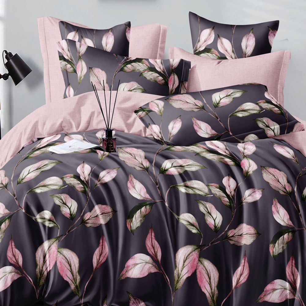 Комплект постельного белья "АВТ. 697", сатин, 100% хлопок, Россия. Пододеяльник на молнии!!!