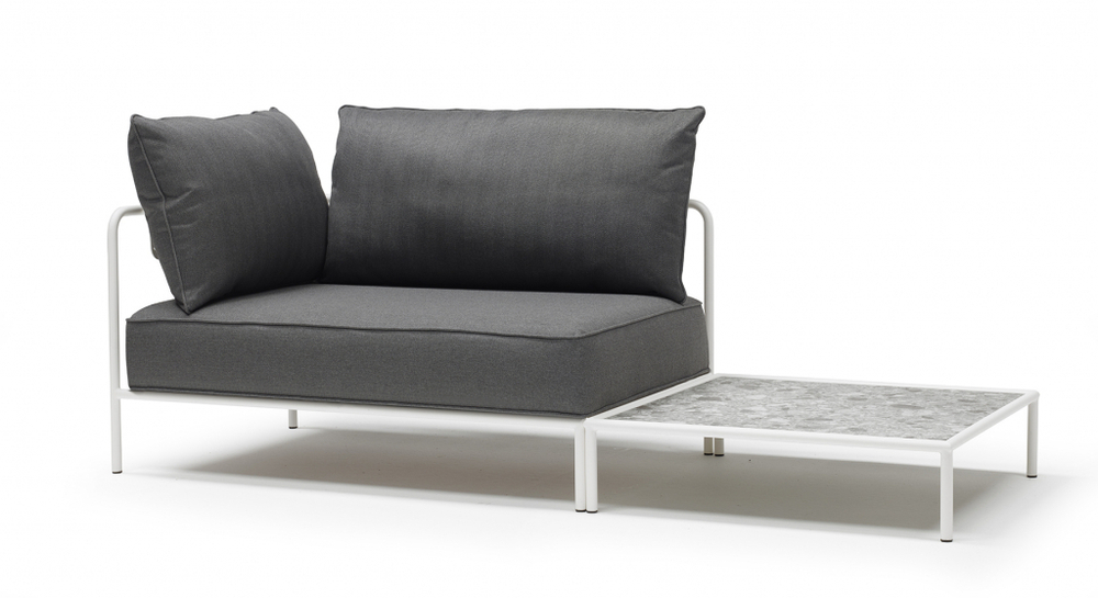 Модуль левый с подушками Scab Design Flap, лен, графит