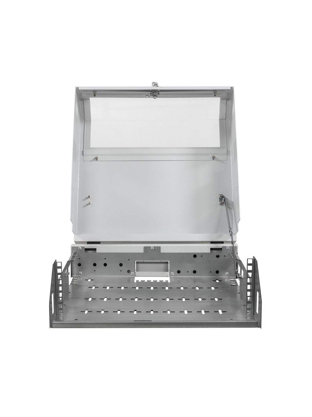 NTSS Шкаф настенный телекоммуникационный NTSS SOHO 19 5U: 3U+2U, собранный, серый RAL 7035 NTSS-SOHO5U