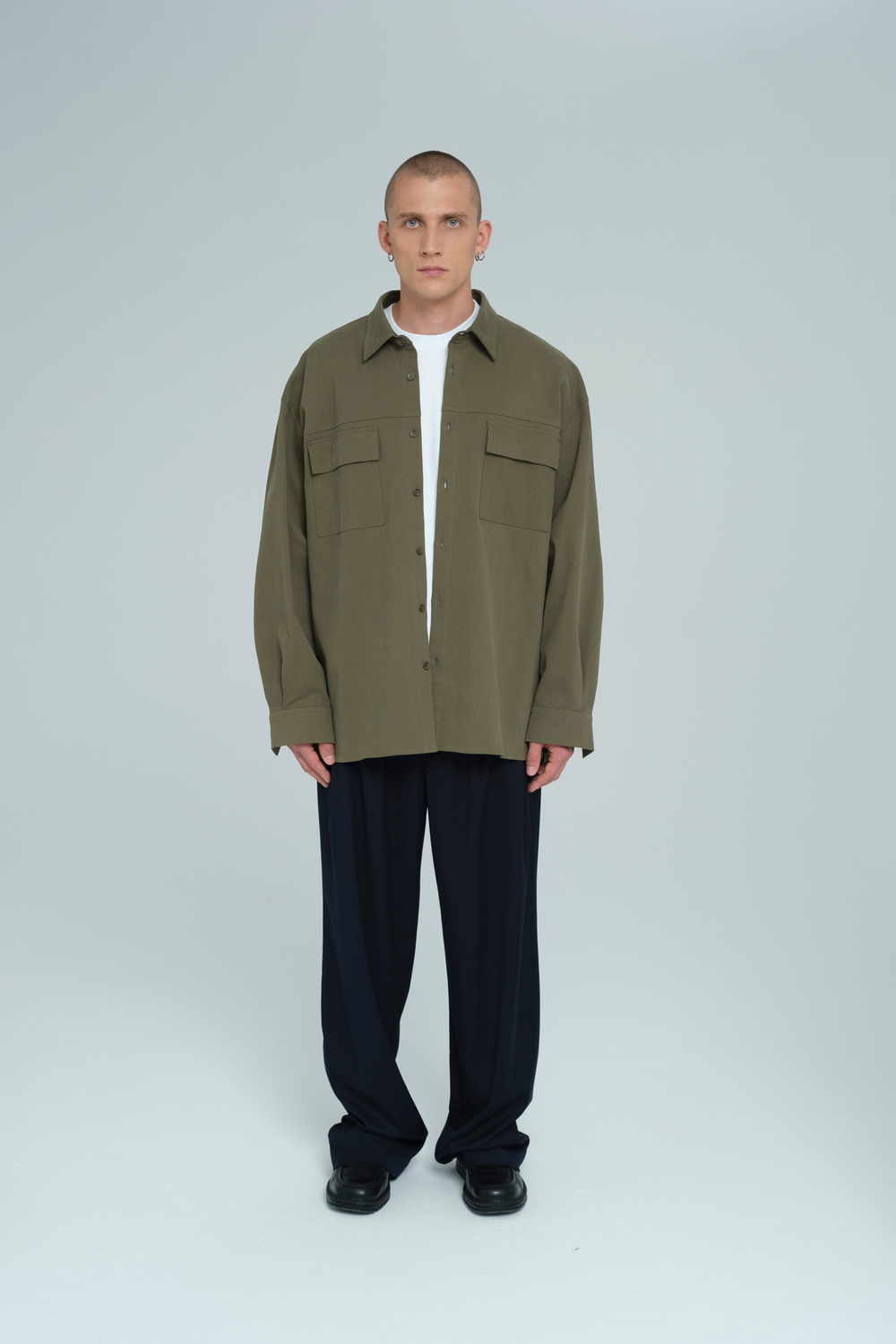 Рубашка оверсайз | khaki