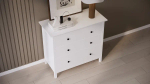 Комод с 3 ящиками - аналог IKEA HEMNES / ХЕМНЭС/ ХЕМНЕС / КЫМОР / ИКЕА 108х96х50 см, белый