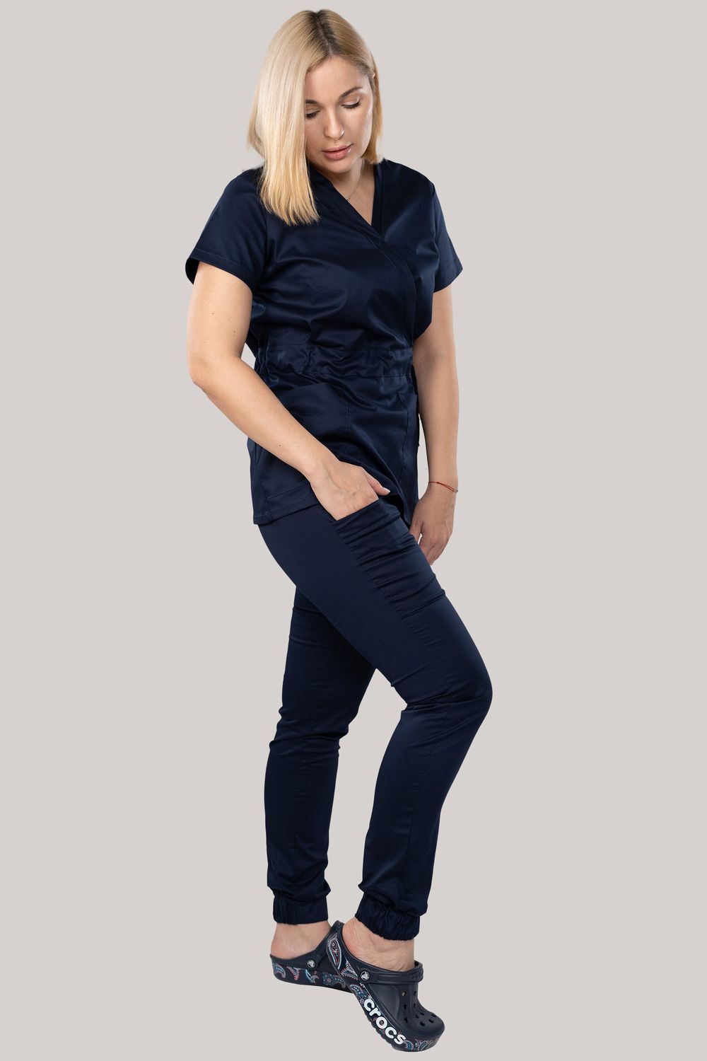 Костюм медицинский женский 386 СИНИЙ