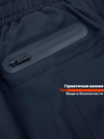 Шорты двойные тренировочные LEGENDA Герб черные