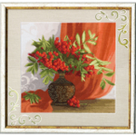 "Красный натюрморт"-СЖ-020 вышивка