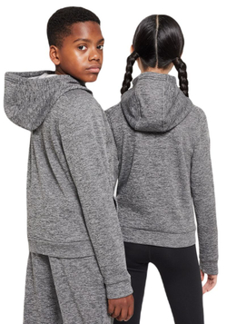 Кофта для мальчика теннисная Nike Kids Multi Stain Repel Therma-Fit - серый