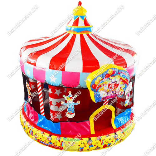 Детский надувной батут "Шатёр цирка" 5*5*4 м