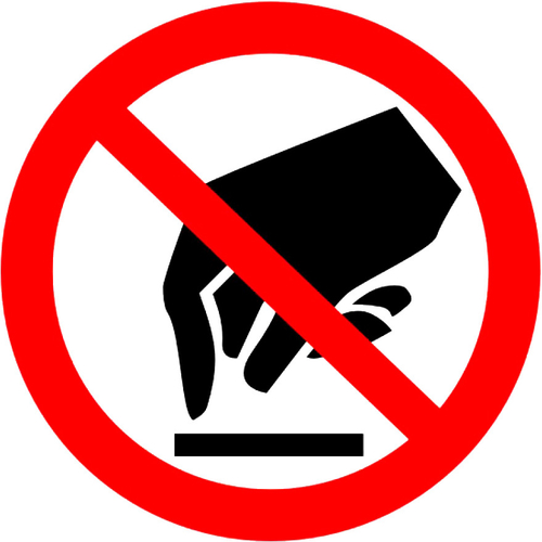 Р08 "Запрещается прикасаться. Опасно!"