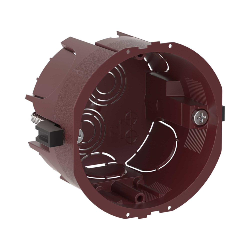 Подрозеточная коробка для полых стен, глубиной 45мм, 2 модуля