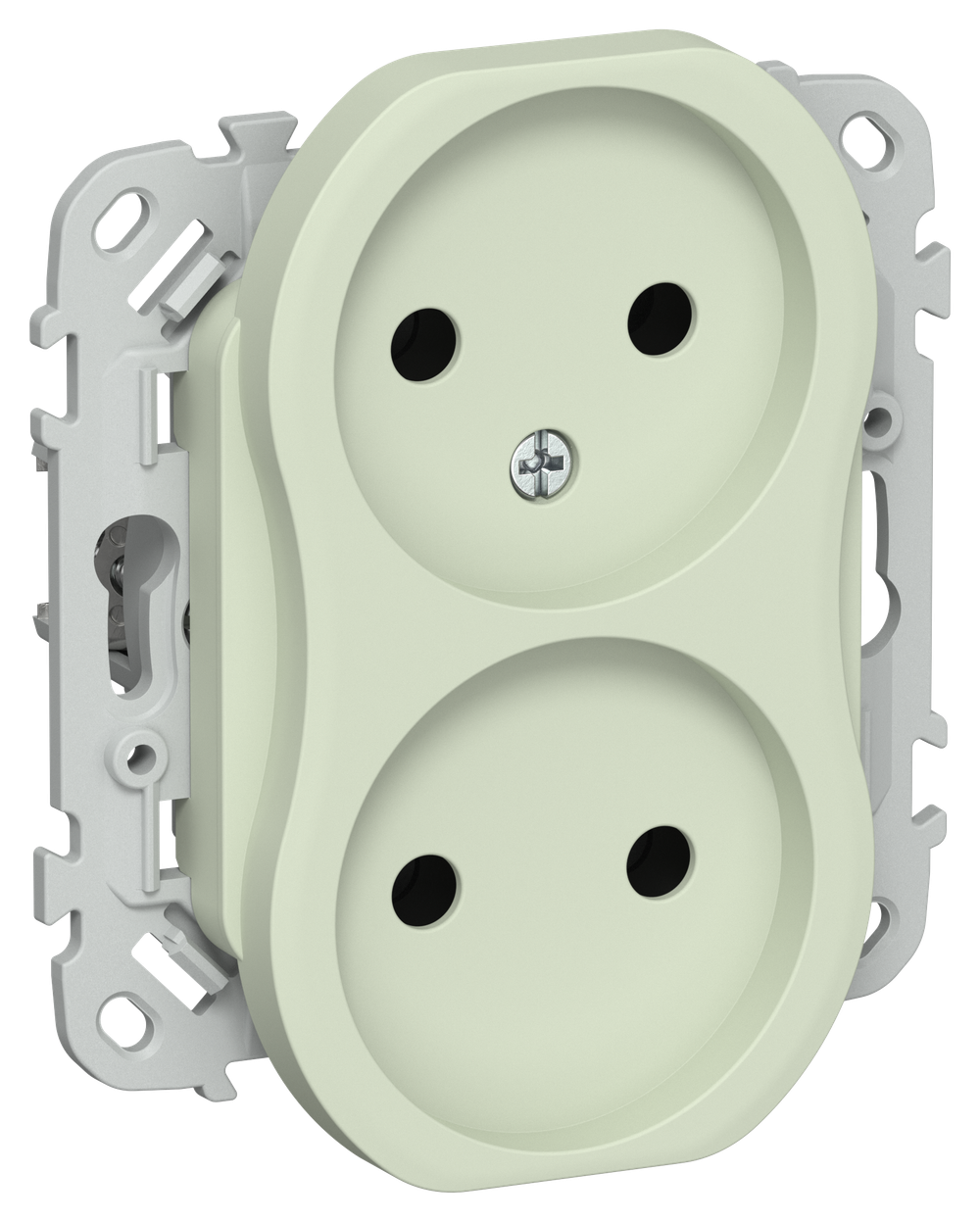 FLITE Розетка 2-местная без заземления без защитных шторок 10А РС02-0-ФлП панг IEK