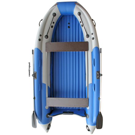 Лодка ПВХ Angler SKAT Тритон 390NDFi с Интегрированным фальшбортом ( Скат 390FI ) -