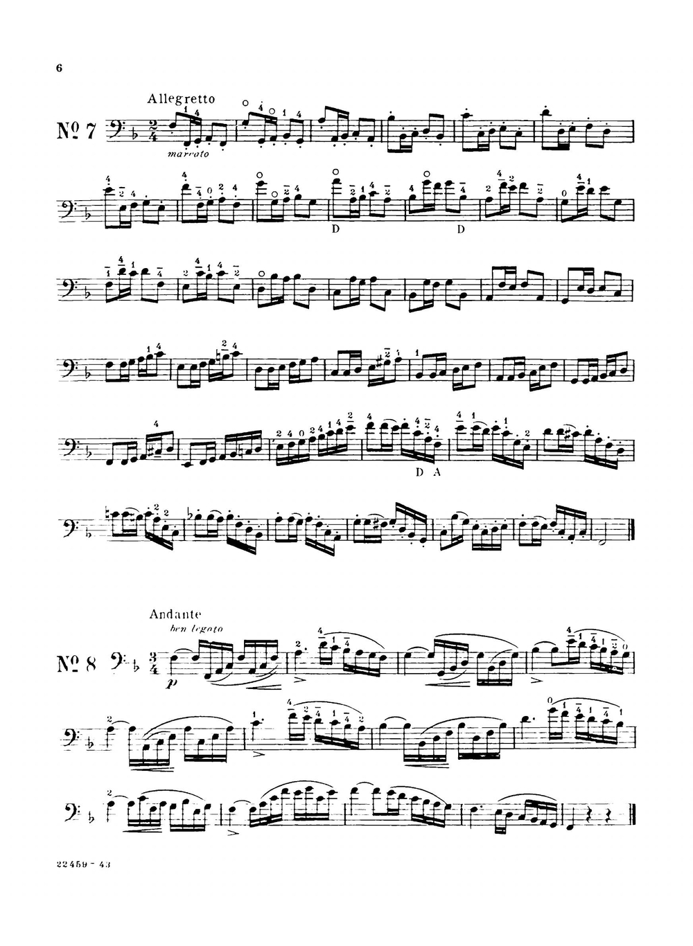 66 etudes in all major and minor keys for trombone, tuba, bassoon, string bass | Anton Slama