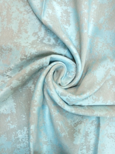 Портьера СОФТ Мрамор 10 бирюза 19005