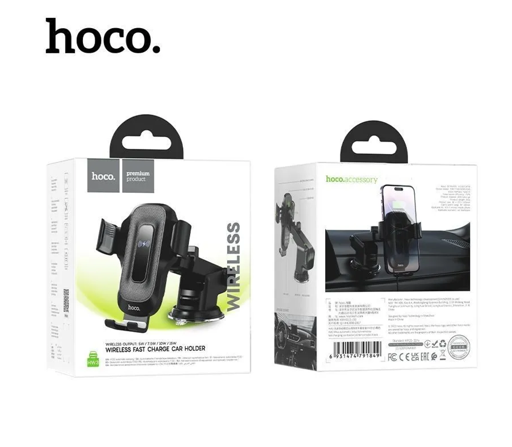 Автомобильный держатель для телефона HOCO HW3 автоматический,Wireless