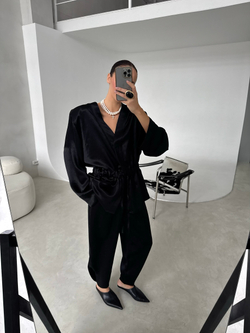 Кимоно Ацетат (черный)