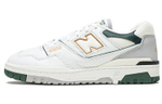 New Balance NB 550 non-slip wear-resistant low-cut retro basketball shoes for men and women the same banana green