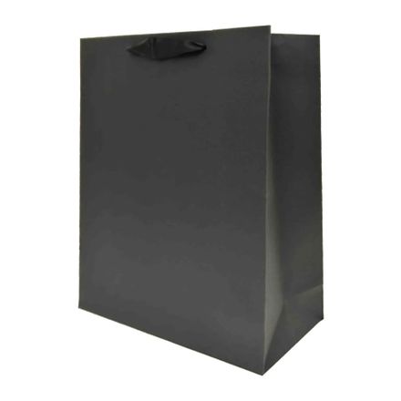 Пакеты подарочные 25x36+10см чёрные (10/50шт)