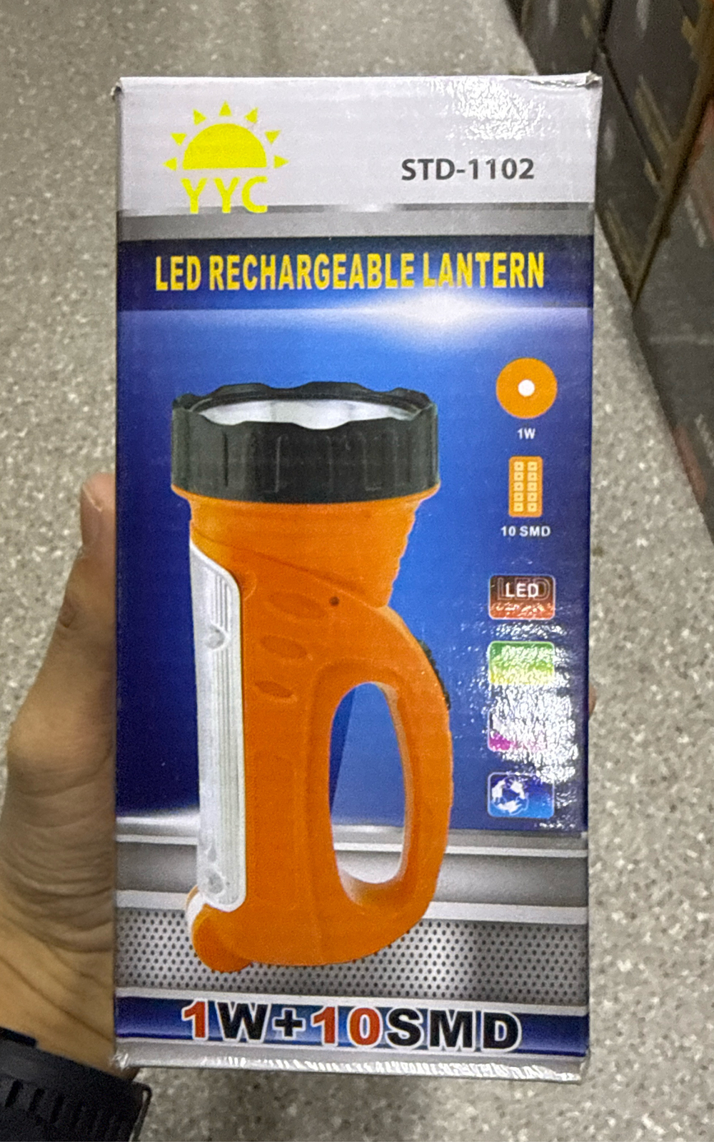 Фонарик ручной STD-1102