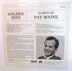 Pat Boone 15 Hits Of Pat Boone (UK 1967)
