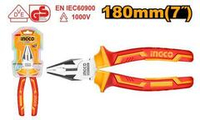Плоскогубцы диэлектрические 180 мм INGCO HICP28188 INDUSTRIAL