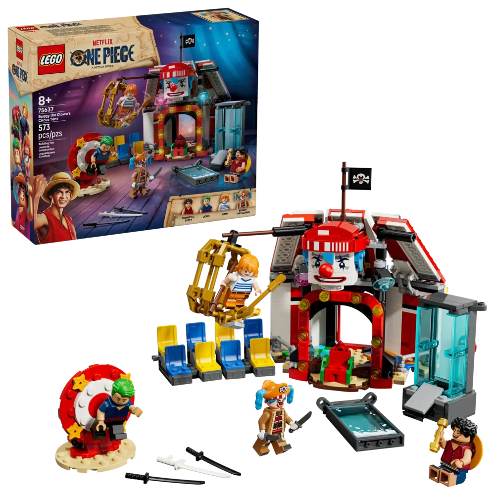Конструктор LEGO One Piece 75637 Багги в цирковом шатре клоуна