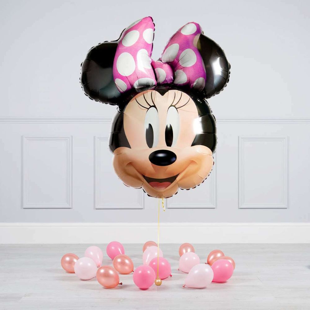 AN Шар Фигура Минни Маус навсегда! 37"/92см W х 29"/72см (БГ-33)  Изображение2