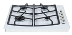 Поверхность варочная Гефест СН 1211 К82 (бел.эмал с рис чуг.реш.газ-контр.эл.росж в ручки "ант бр")