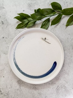 Набор 2 шт тарелок с бортиком, 20 см, Серфер