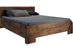 Полутораспальная кровать Саманта 140х200 ЛДСП таксония шоколадная