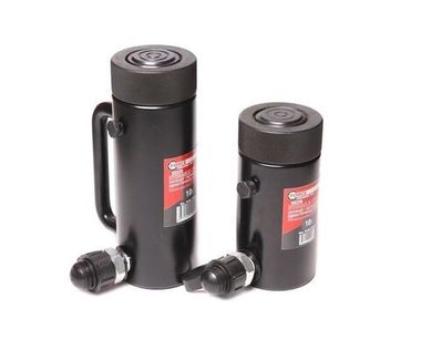 Цилиндр гидравлический с резьбовым штоком и гайкой для механической фиксации 10т (ход штока-150мм,?штока-45мм,общий ?-68мм, L-244мм, 700bar) FORCEKRAFT FK-YG10150LS